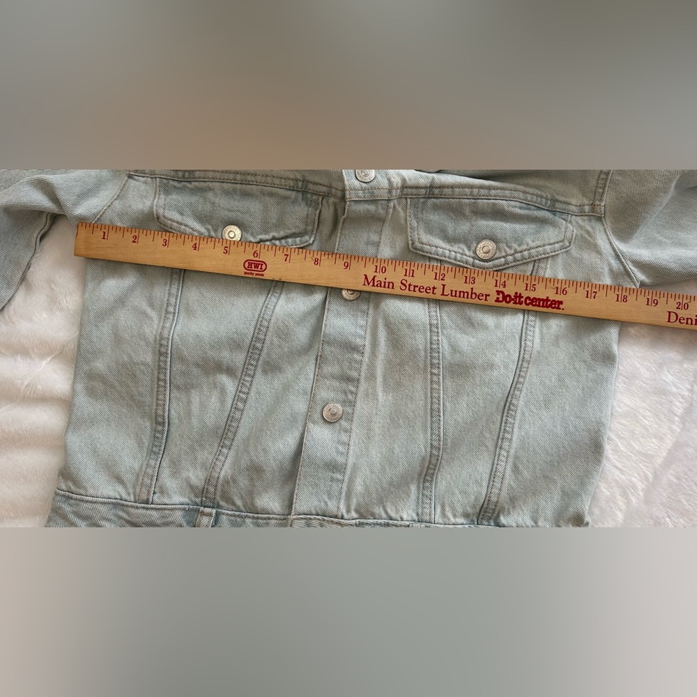 ZARA  Denim Mini Skirt Dress NWT Size Small - Picture 12 of 15